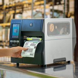 Zebra ZT411 On-metal, 12 pts/mm (300 dpi), écran (couleur), RTC, RFID, EPL, ZPL, ZPLII, USB, RS232, BT, Ethernet