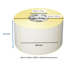 1 x rouleau d'étiquettes...