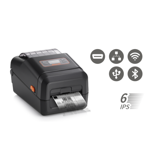 XL5-43CT, Linerless, Ecran LCD, USB2.0, USB Host,  Serial, Ethernet + WLAN