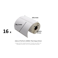 16 x rouleaux d'étiquettes...