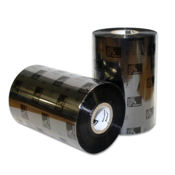 6 x rubans 80 mm transfert thermique, résine, Zebra,