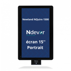 Newland NQuire 1500 Mobula II, 4G, PoE, Portrait, 2D, 38,1 cm (15''), Full HD, GPS, USB, USB-C, BT, Ethernet, WiFi, Android