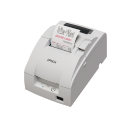 Epson TM-U220IIB, ERC38B, massicot, Ethernet, blanc