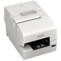 Epson TM-H6000VI, massicot, MICR, USB, RS232, Ethernet, OPOS, blanc