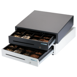 Metapace K-1, blanc (brillant) Tiroirs-caisses Ouverture vers l'avant