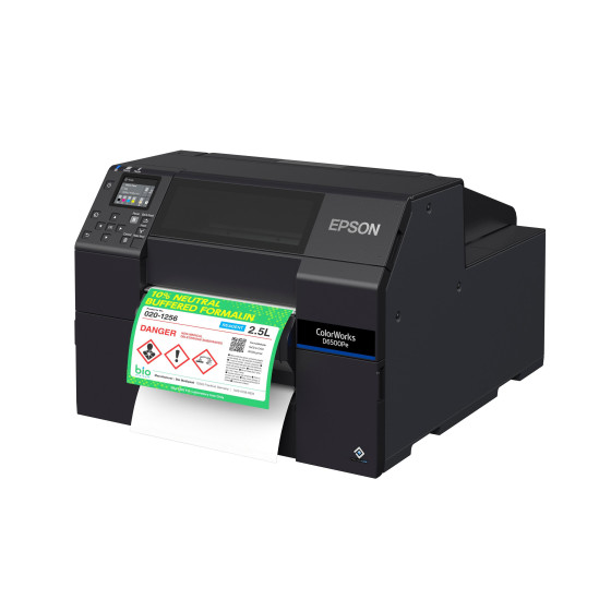 ColorWorks CW-D6500Ae, massicot, écran, USB, Ethernet, noir (8 pouces)