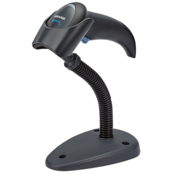 Datalogic QuickScan Lite QW2520, 2D, en kit USB spiralé, avec support, noir
