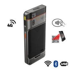 Sunmi L3, Double NFC, USB-C, BT (BLE), WiFi (Wi-Fi), 4G, NFC, Android, en kit (USB)