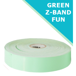 6 x cartouches Zebra Z-Band Fun, vert (350 bracelets par cartouche)