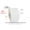16 x rouleaux d'étiquettes 101,6x152,4mm, Zebra Z-Perform 1000D