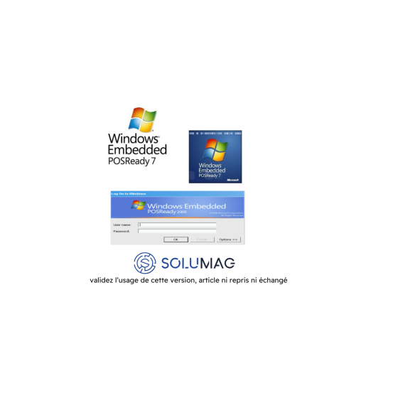Windows POSReady 7, préinstallé, NL (S5C-00065 pre-installed)