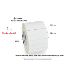 1 x rouleau d'étiquettes...