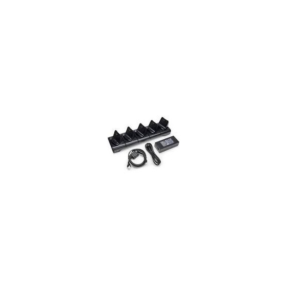 Station de recharge Zebra, 5 emplacements, (UE) (CRD-MPV-5SC2EU1-01)