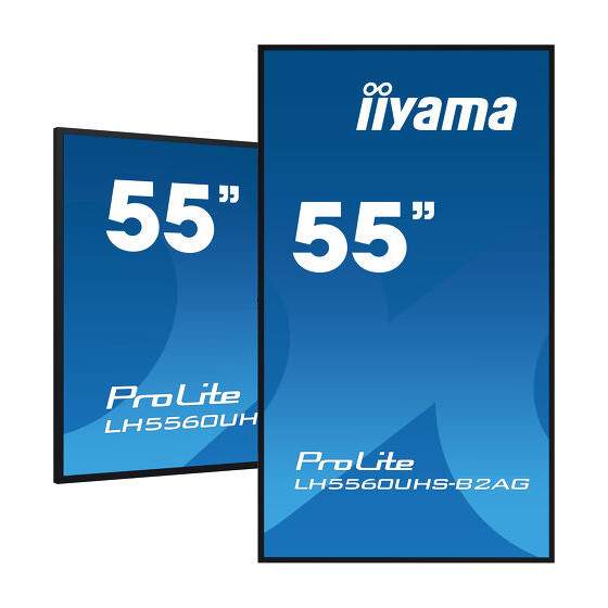 iiyama ProLite LFDs, 138,6 cm (54,6''), 4K, USB, RS232, Ethernet, WiFi, Android, en kit (RS232), noir