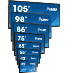 iiyama LH10551UWS-B1AG, 24/7, 5K, USB, USB-C, Ethernet, en kit (RS232)