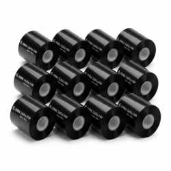 12 x rubans transfert thermique, cire, 40 mm, Zebra ZipShip 2100,