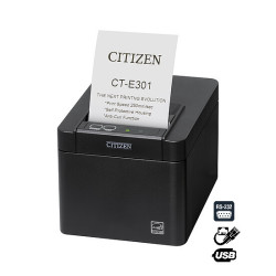 Citizen CT-E301, USB, RS232, Ethernet, massicot, noir (CTE301X3EBX)