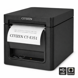 Citizen CT-E351, USB, Ethernet, 8 pts/mm (203 dpi), noir - Promotion