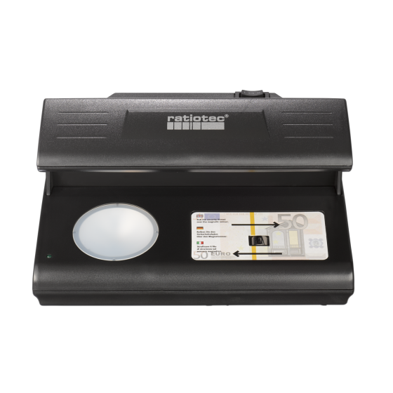 Modèle ratiotec Soldi, Vérificateur de billets