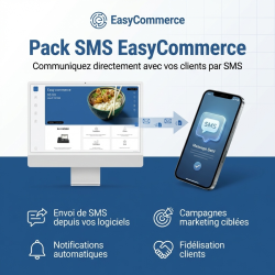Pack SMS pour logiciel "EasyCommerce"