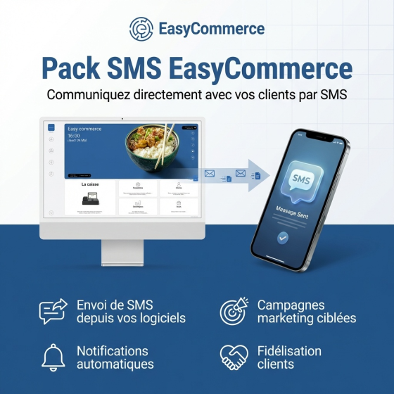Pack SMS pour logiciel "EasyCommerce"