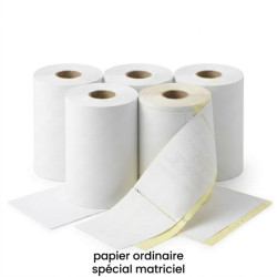 Rouleau de reçus papier...