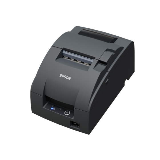 Epson TM-U220IIB, Fixation murale, massicot, Ethernet, gris