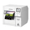 ColorWorks C4000 Epson, Gloss Black Ink, massicot, USB, Ethernet