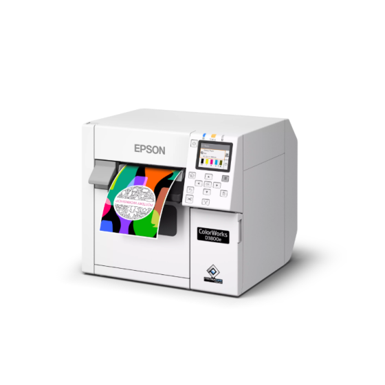 Epson ColorWorks D3800e, USB, Ethernet, blanc