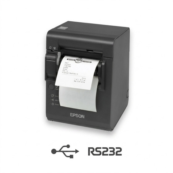 Epson TM-L90, 8 pts/mm (203 dpi), USB, RS232, noir