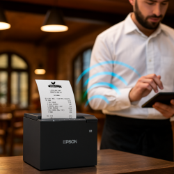Modèle Epson TM-m30II, spécial Uber Eats