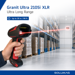 Granit Ultra 2105i XLR, Scanner-Only, BT, 2D, multi-IF, RB, noir, rouge