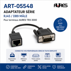SERIAL ADAPTER RJ45/DB9...