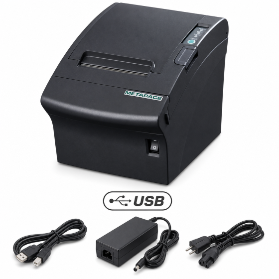 Metapace T-3III, massicot, USB, en kit (USB), noir