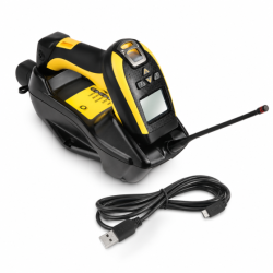 Datalogic PM9100, 1D, multi-IF, écran, en kit (USB), RB, noir, jaune