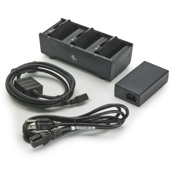 Chargeur de batterie Zebra, 3 emplacements (SAC-MPP-6BCHEU1-01)