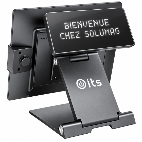 Afficheur Client VFD 2 lignes pour TPV M6, noir