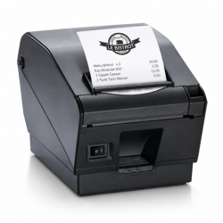 Star TSP743DII-24, RS232, 8 pts/mm (203 dpi), massicot, gris foncé