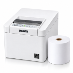 Citizen CT-E601, USB, USB Host, 8 pts/mm (203 dpi), massicot, blanc