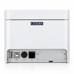 Citizen CT-E601, USB, USB Host, 8 pts/mm (203 dpi), massicot, blanc