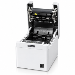 Citizen CT-E601, USB, USB Host, 8 pts/mm (203 dpi), massicot, blanc