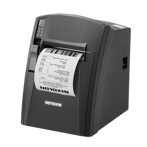 SRP-330III, massicot, USB, RS232, Ethernet, noir