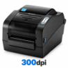 SLP-TX423, 12 pts/mm (300 dpi), EPL, ZPLII, USB, RS232, LPT, gris foncé
