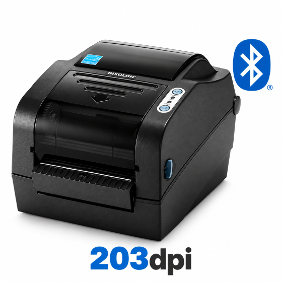SLP-TX420, 8 pts/mm (203 dpi), EPL, ZPLII, USB, USB Host, BT, gris foncé