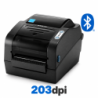 SLP-TX420, 8 pts/mm (203 dpi), EPL, ZPLII, USB, USB Host, BT, gris foncé