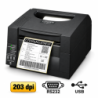 CL-S521II, 203 dpi, double interface RS232, USB, noir