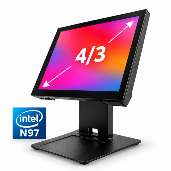 JOON CPU Intel N97, Écran 15.1’’, noir