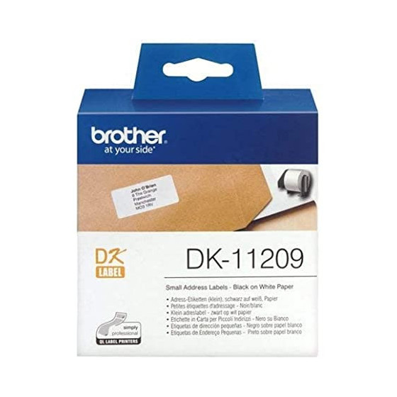 Rouleau d'étiquettes d'adresse DK-11209 Brother original
