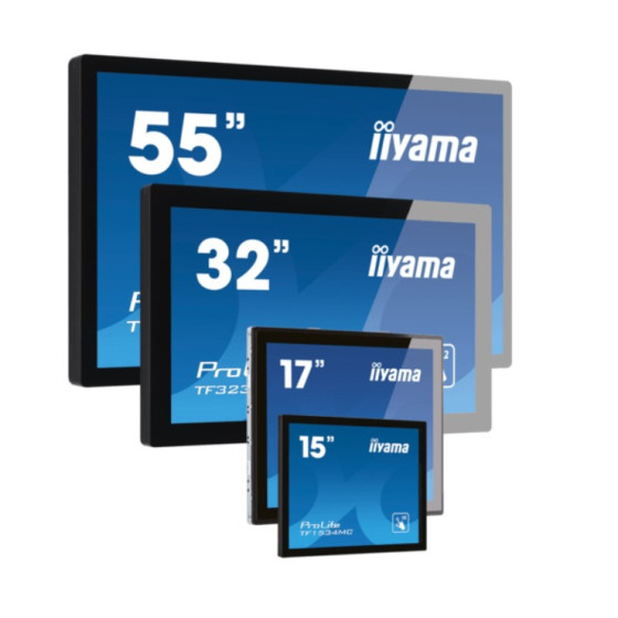 Modèles iiyama ProLite open-frame LCDs (écrans de 15'' à 65'')