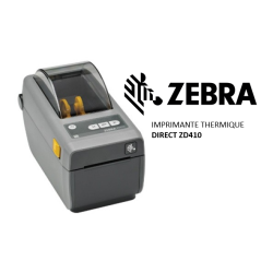 Modèle Zebra ZD410, Imprimante étiquette 2'' compact